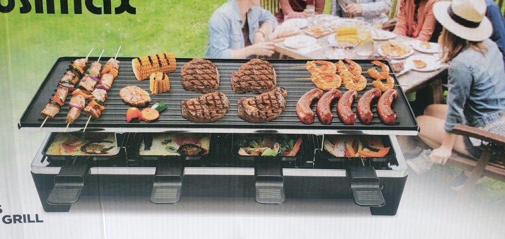 $50 CUSIMAX RACLETTE GRILL