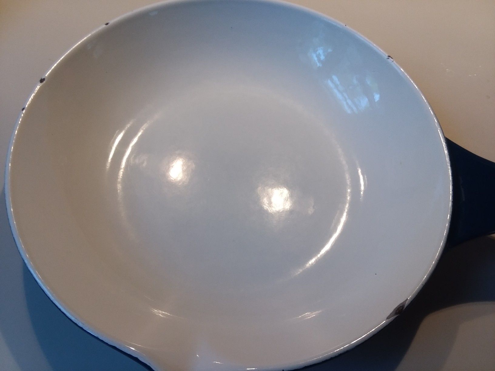 Enamel Coated Cast Iron Skillet