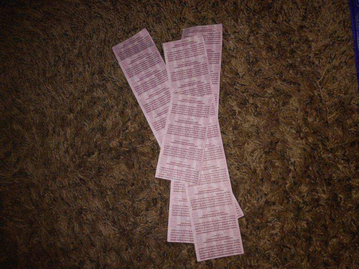 Fair Tickets 34 Tickets For $25