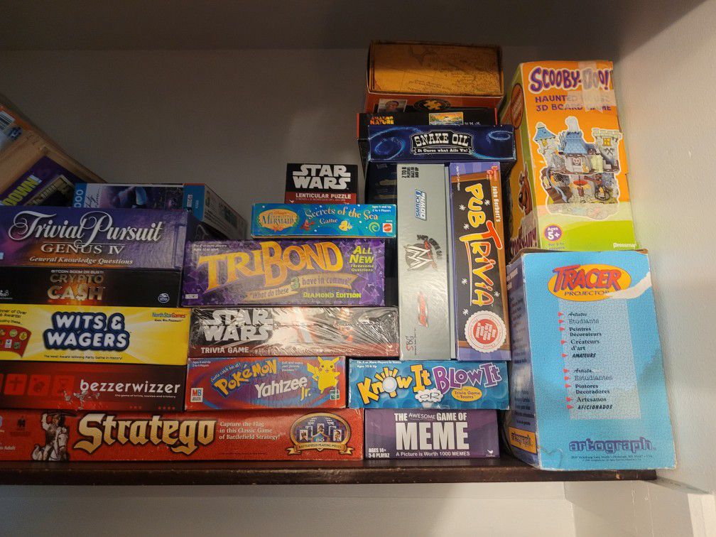 Lots Of Board Games!