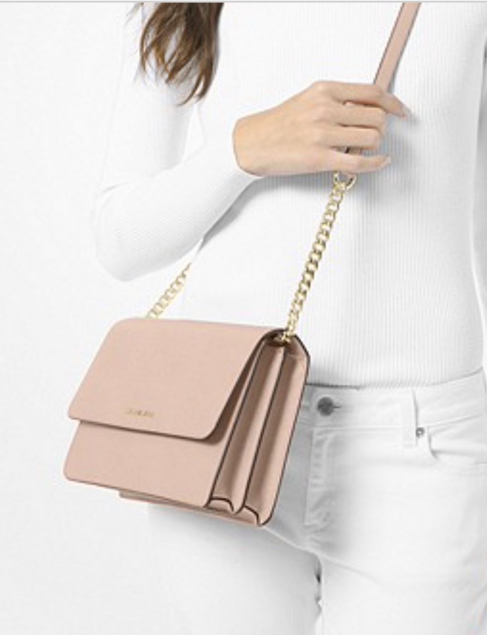 Michael Kors Large Saffiano Leather Crossbody Bag