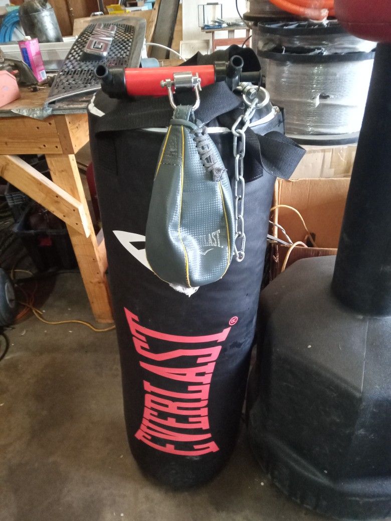 Heavy Bag Speed Bag And Wave Master Body Punching Bag