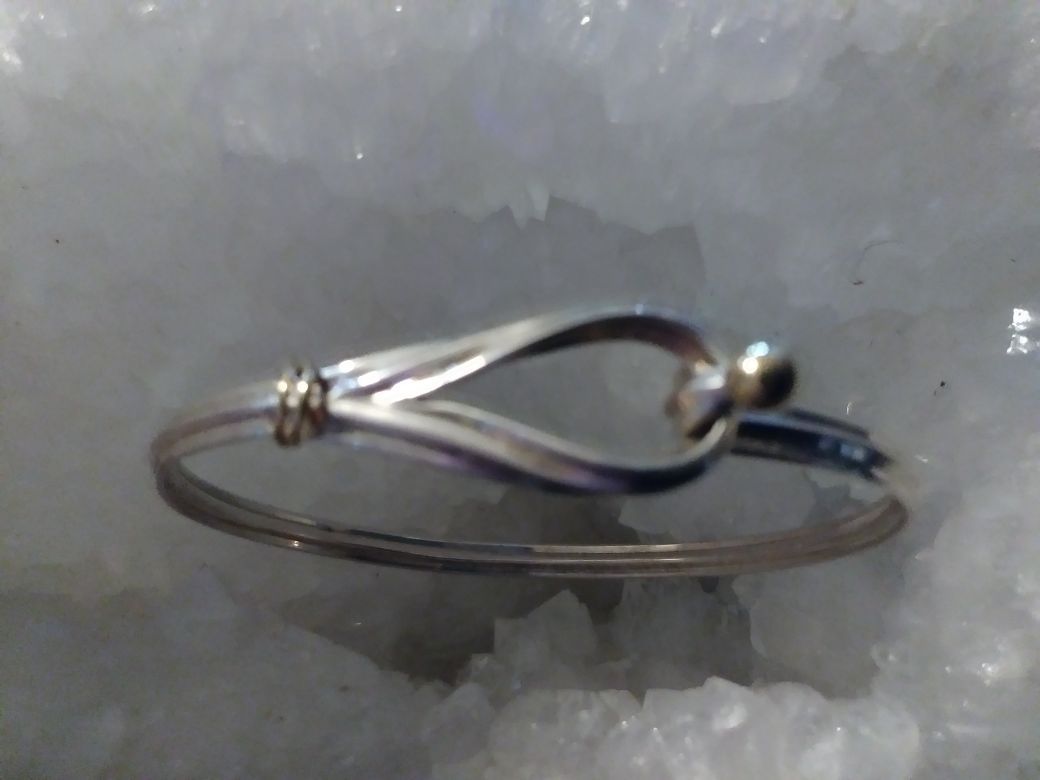 Tiffany & Co. bangle bracelet 925 silver 750 gold