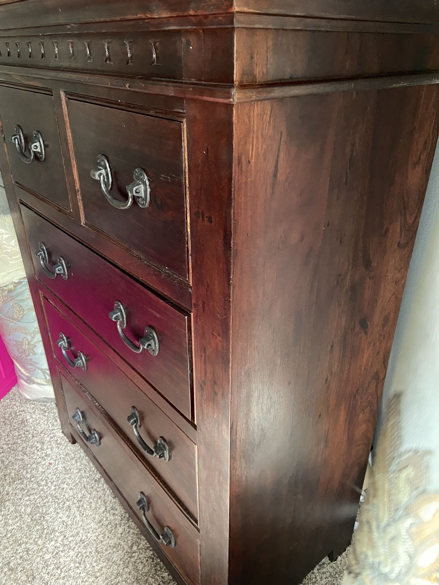 Moving! Chest + two nightstand by pier one imports