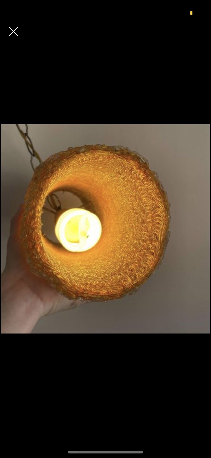 Vintage Swag Lamp