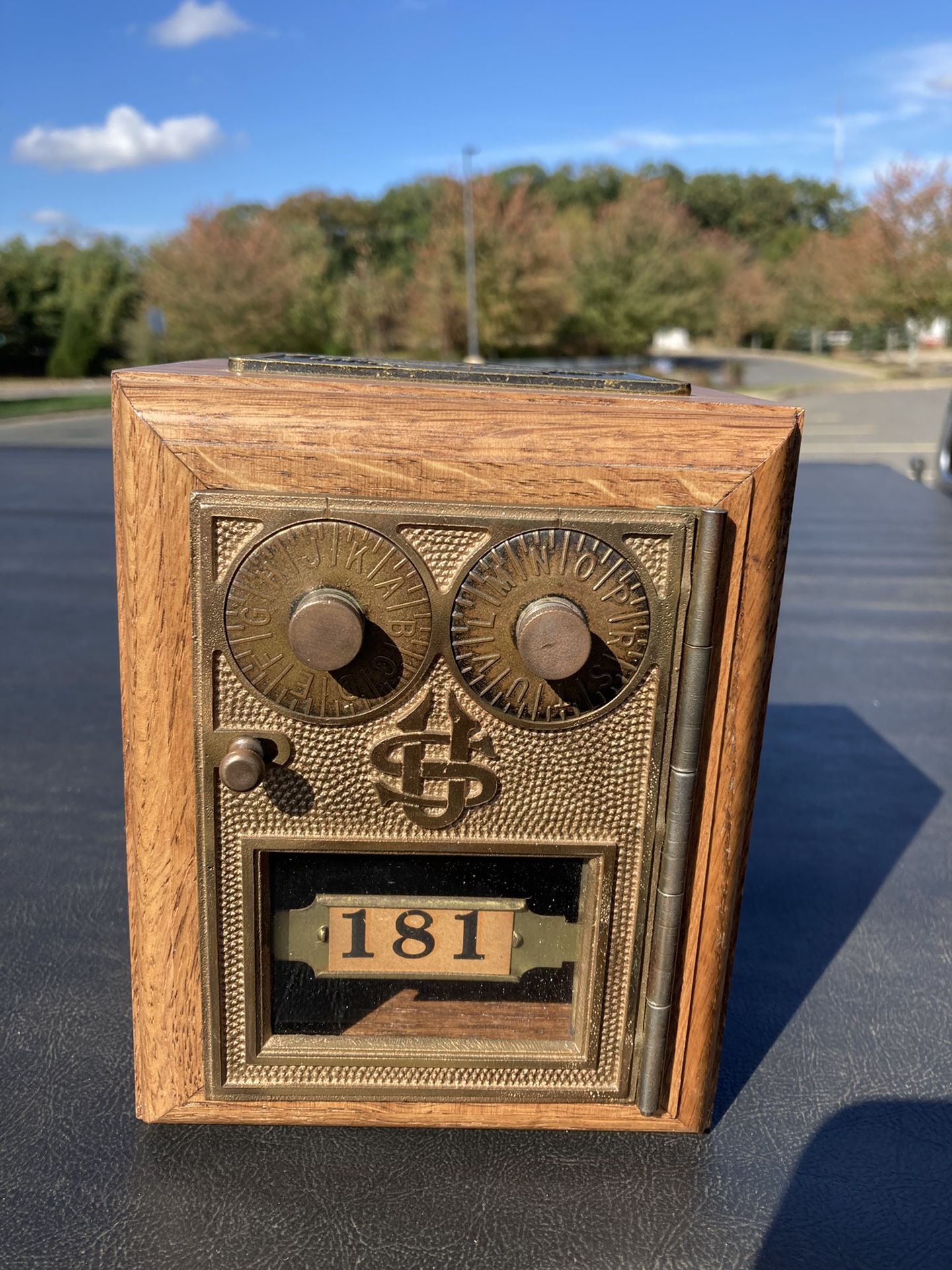 Post office postal door antique vintage bank
