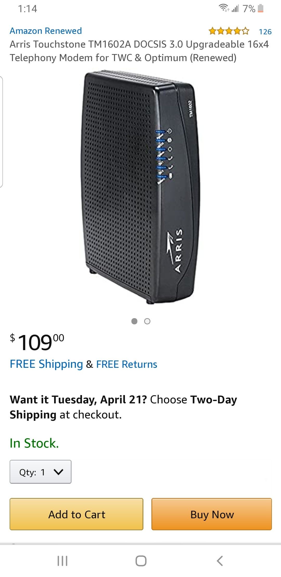 Arris modem