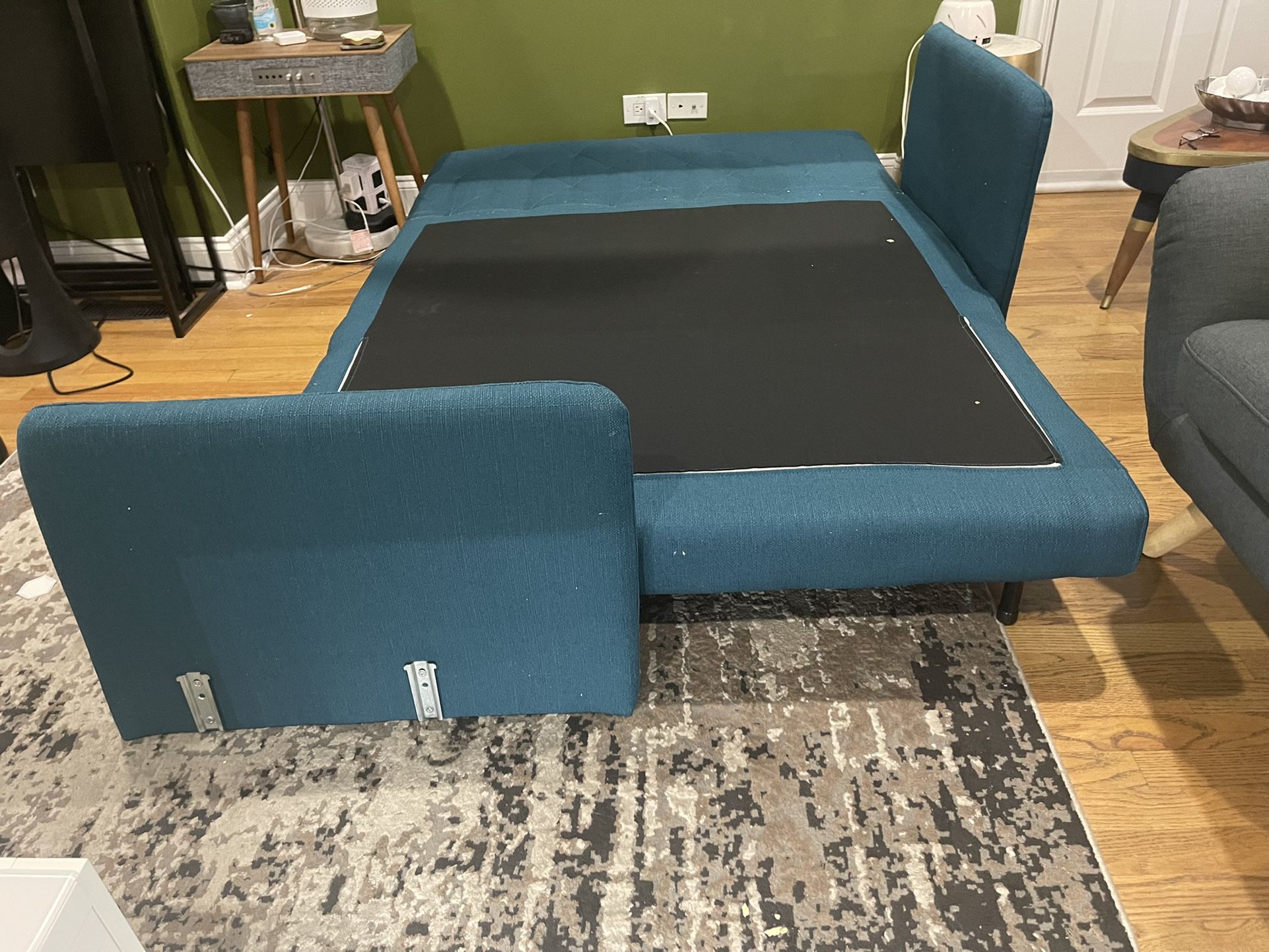 Convertible Love Seat Folds Out To Twin Bed