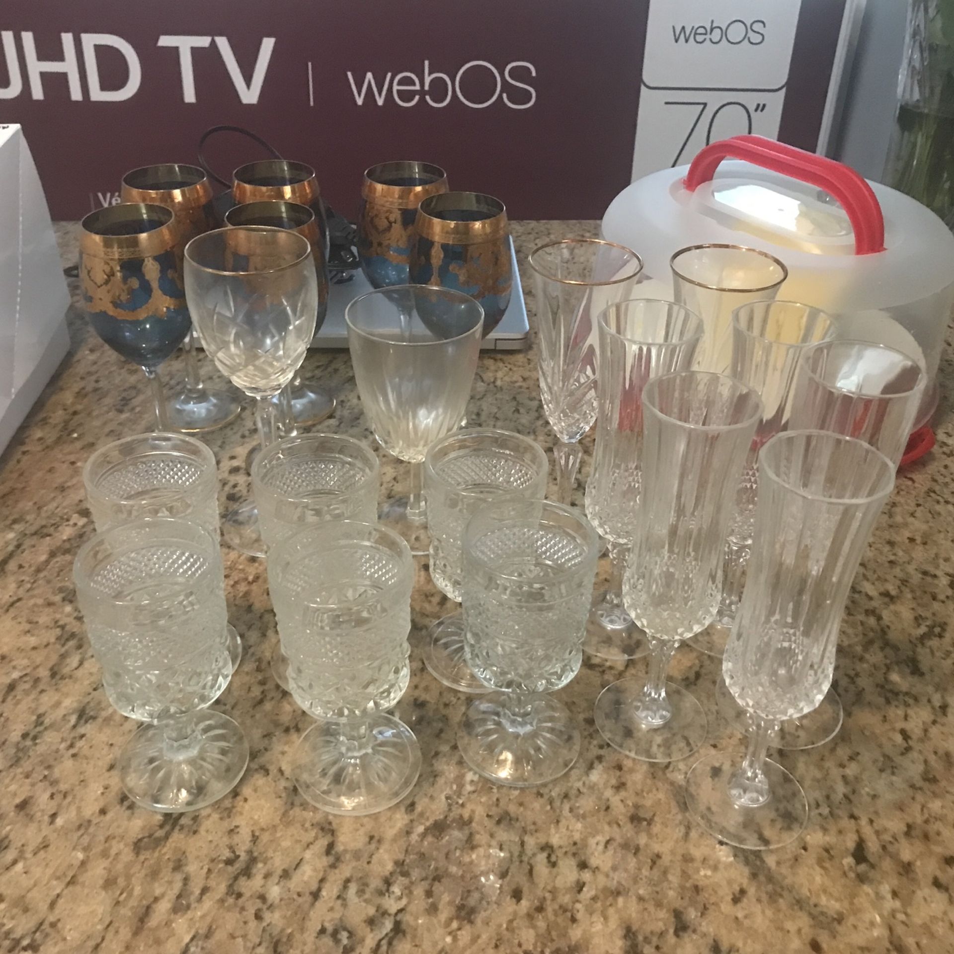 Crystal glasses