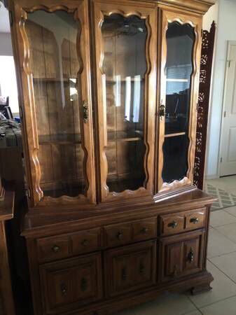 China Cabinet with Drawers