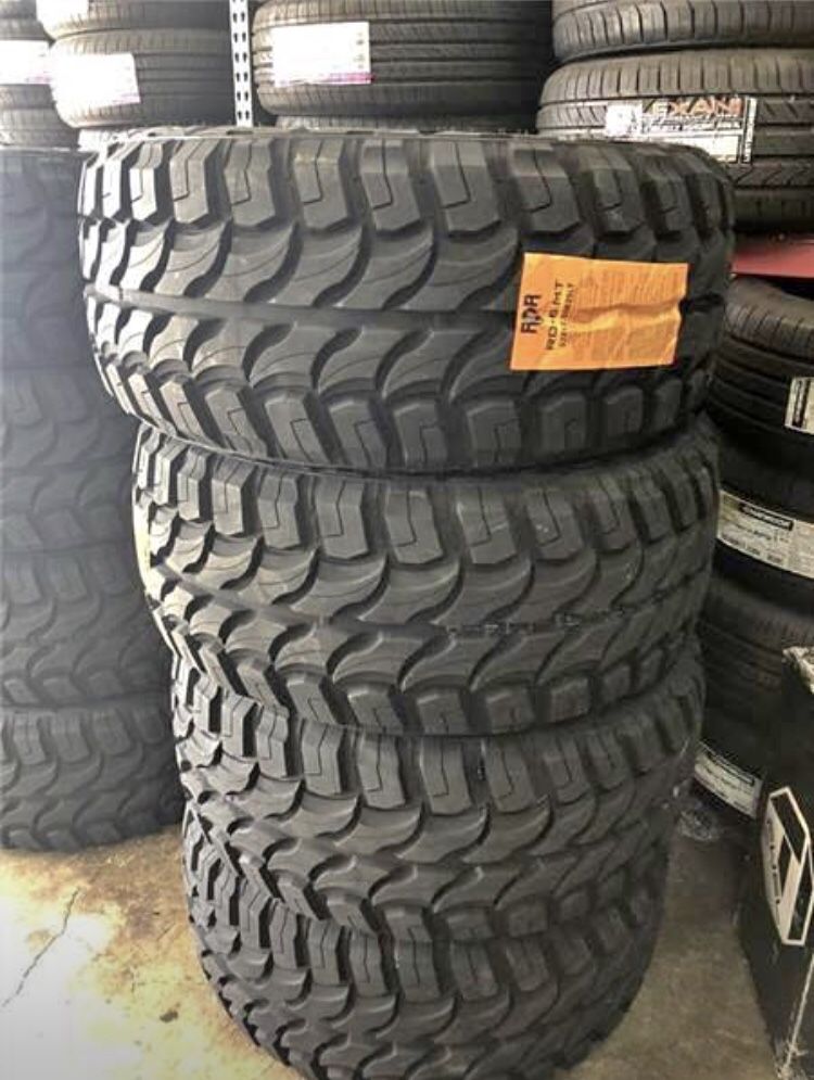 RDR MT Tires... Available in 33x12.50R20, 35X12.50R20, and many more sizes!!...Free Installation
