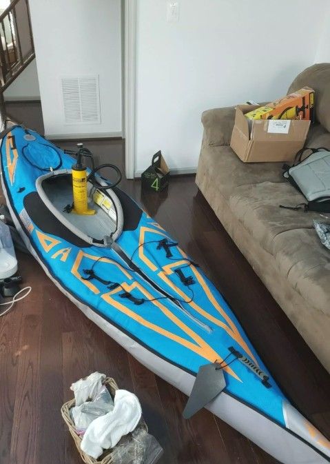 AdvancedElements AE1009XE AdvancedFrame Expedition 13ft Inflatable Kayak