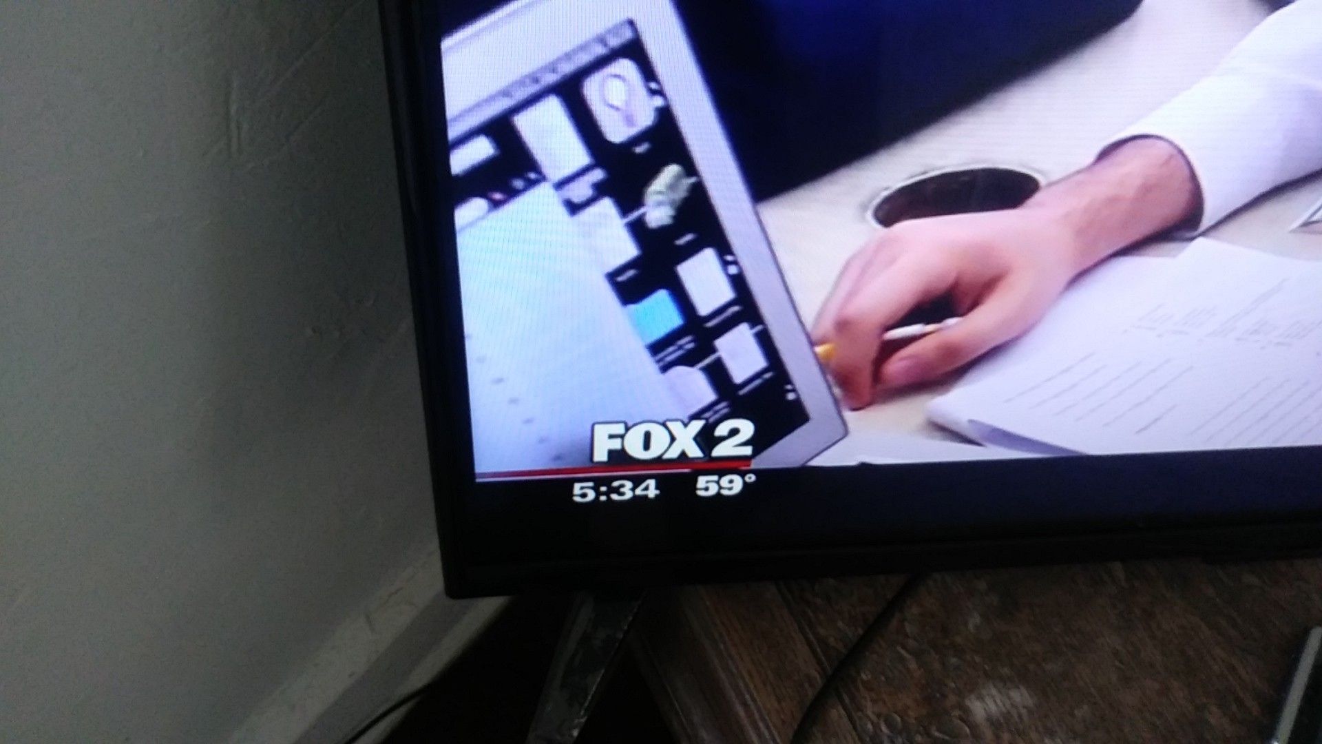 Insignia TV with Table Pad