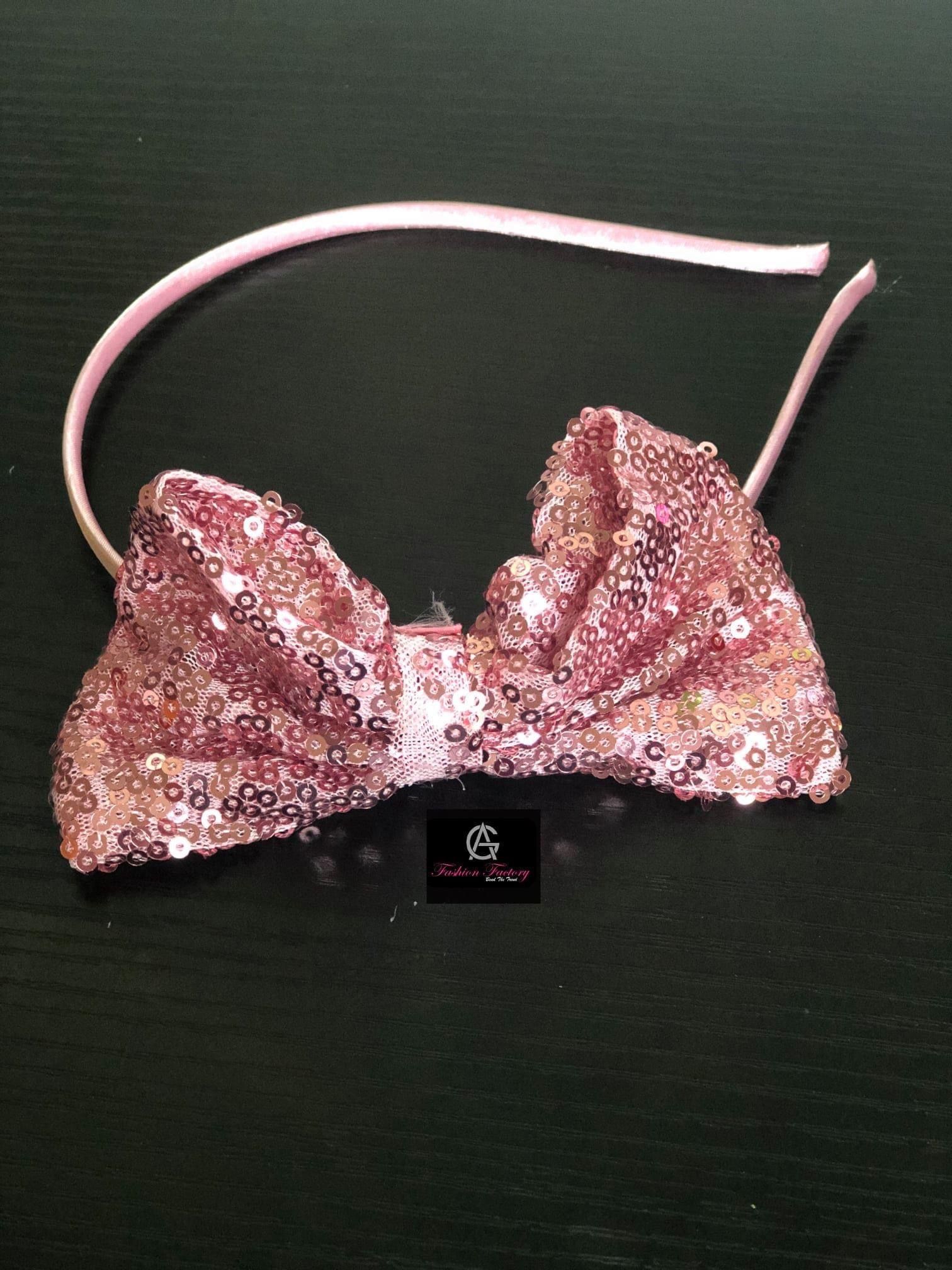 Sequin Bow Headband