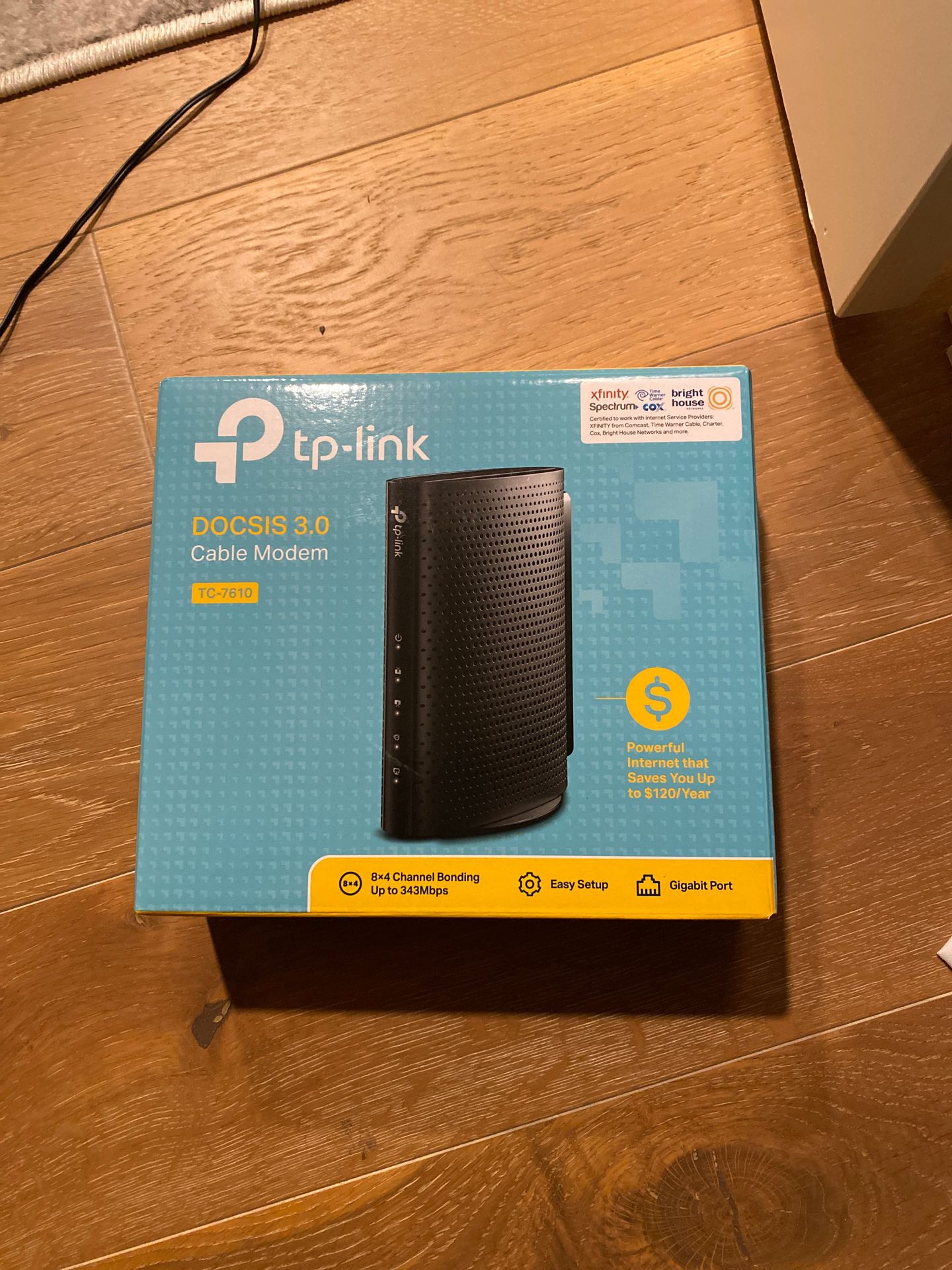 TP Link Docsis 3.0 Modem Like New Comcast Internet
