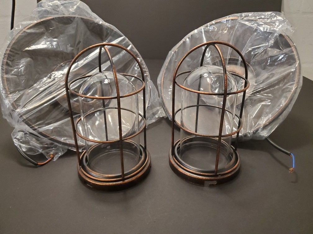 Lamps Rustic Industrial Kitchen lamps set