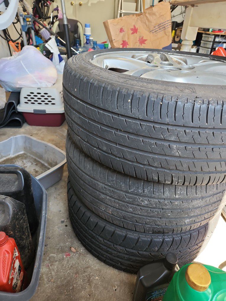 Rims And Tires 215/45 R17 87v  5 Lugs