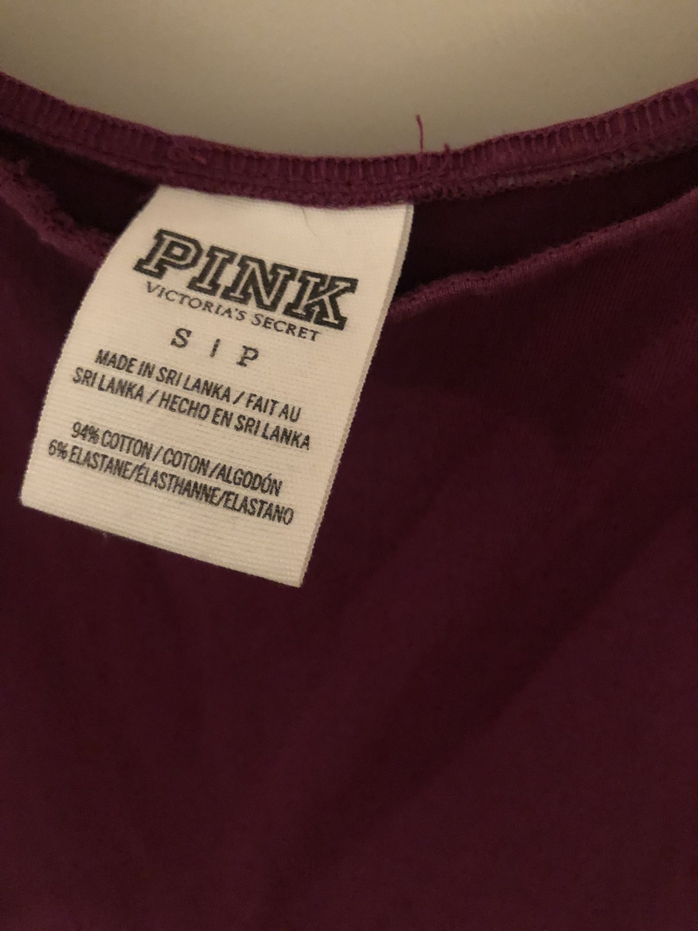 Burgundy Pink brand Tank Top Dress- Size Small