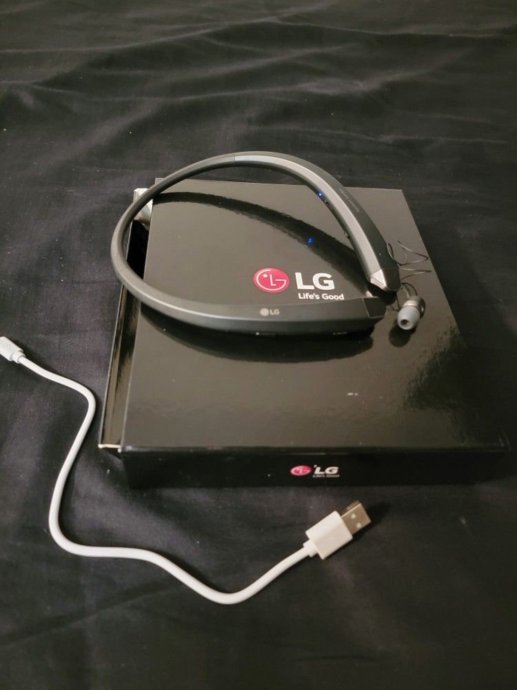 LG Tone Infinum Bluetooth Headset Black