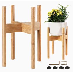 Bamboo Wood Plant Stand Indoor  Thumbnail
