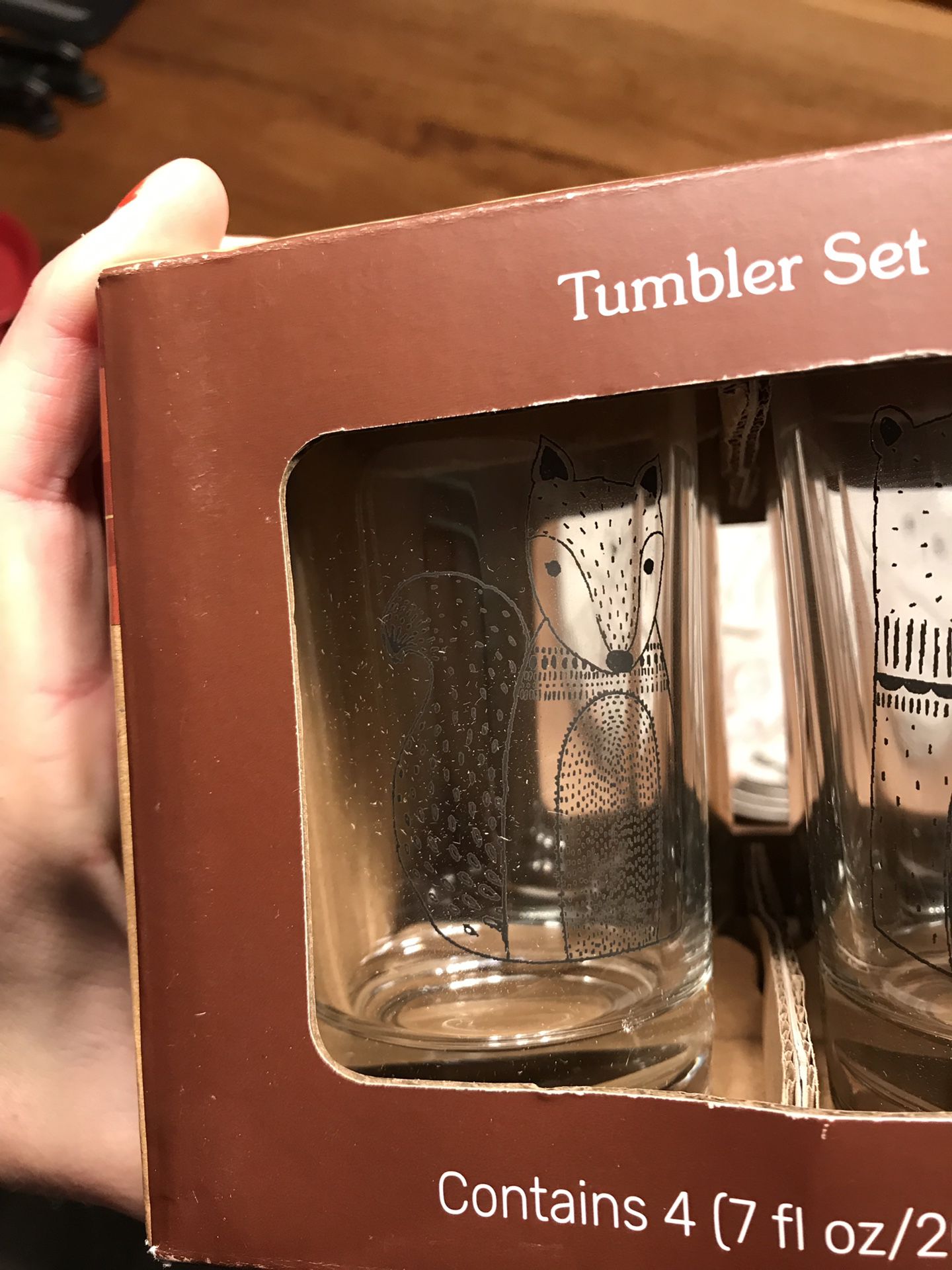 Pier One Dish Set with matching Glasses