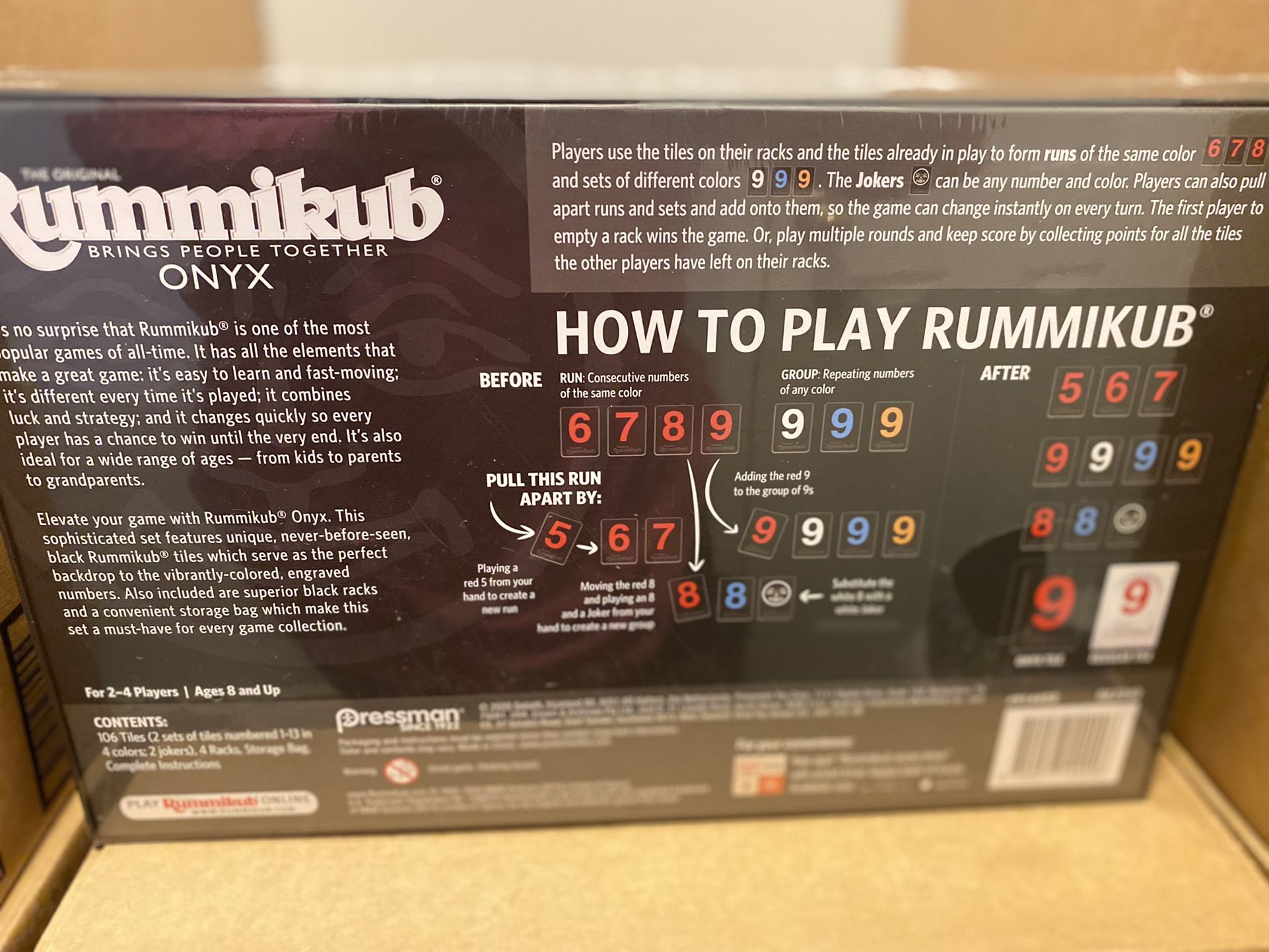 Rummikub Boardgame