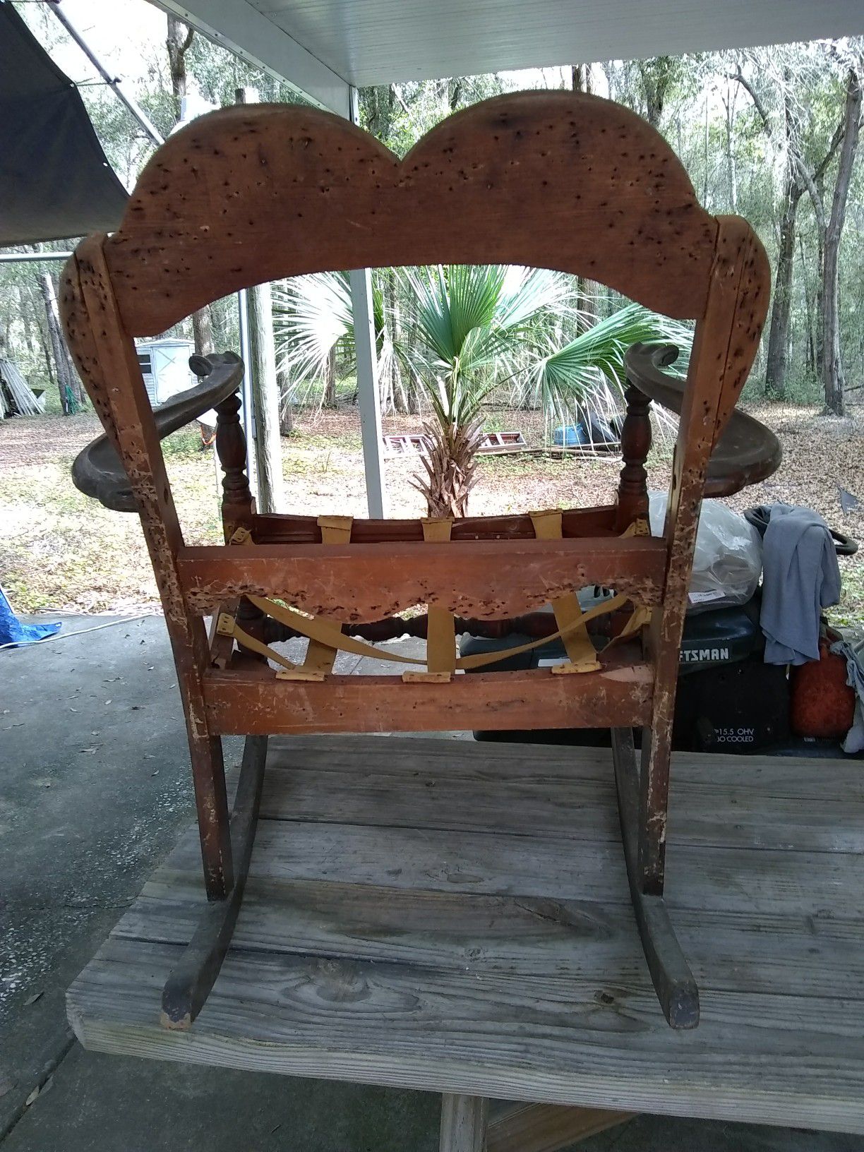 Oak rocking chair