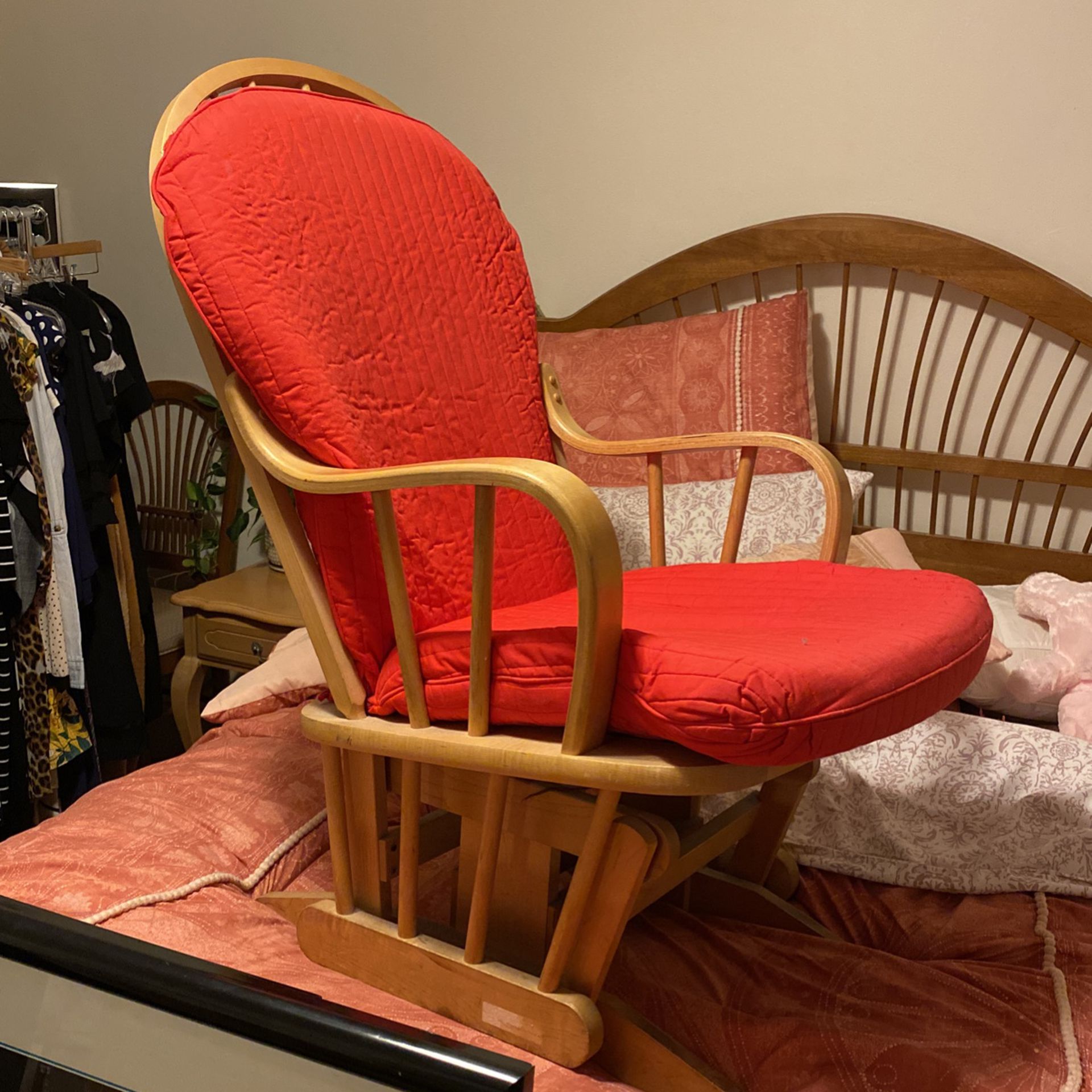 Glider Rocking Chair, Including Cushions