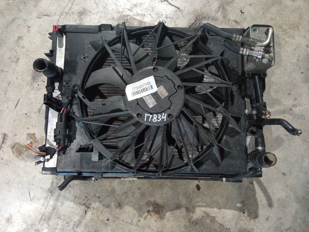 Radiator, Condenser And Fan For 2004 BMW 5-Series Stock 17834