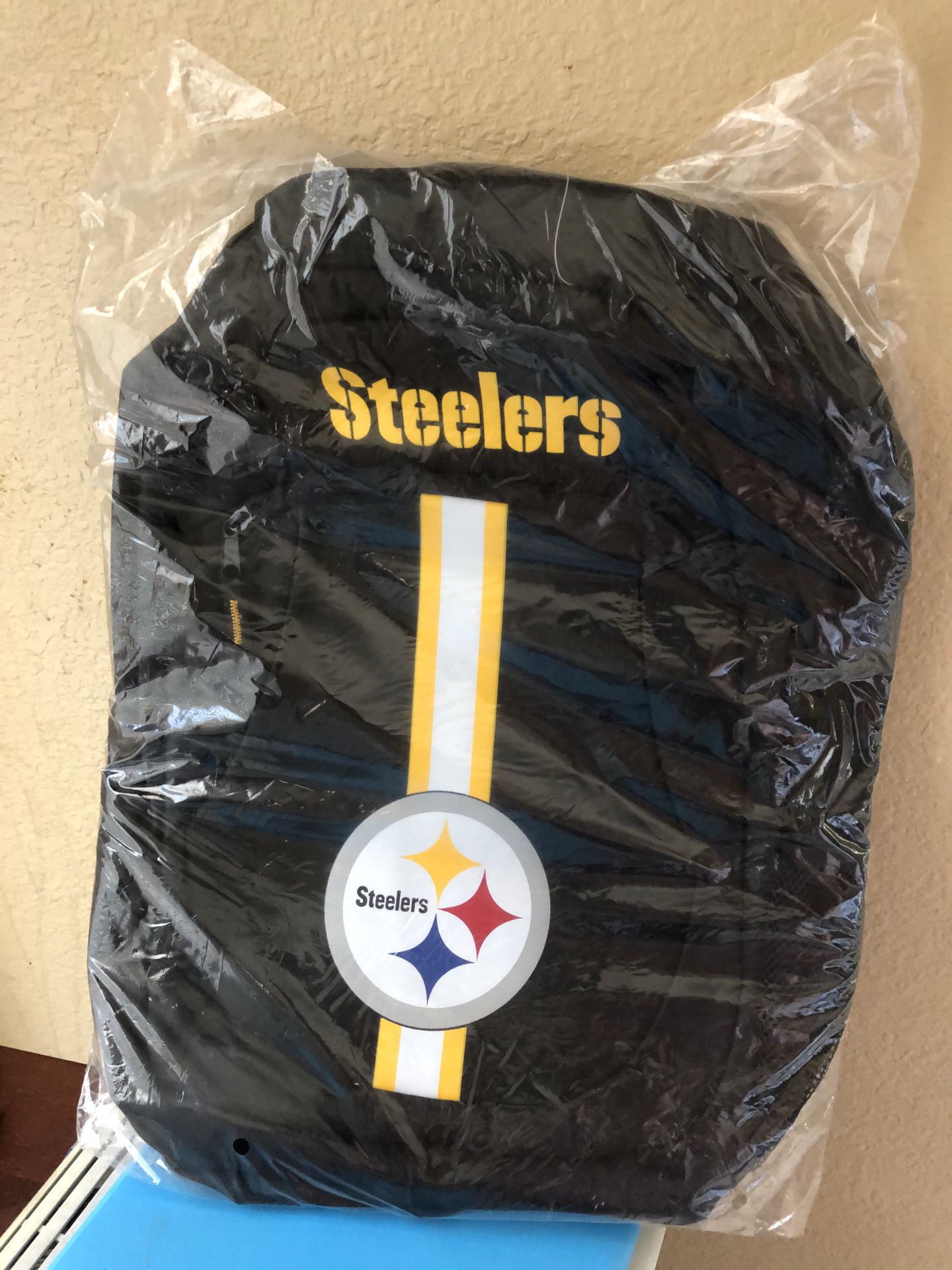 Pittsburgh Steelers Action Backpack Laptop Bag NFL Mesh pockets tailgate School