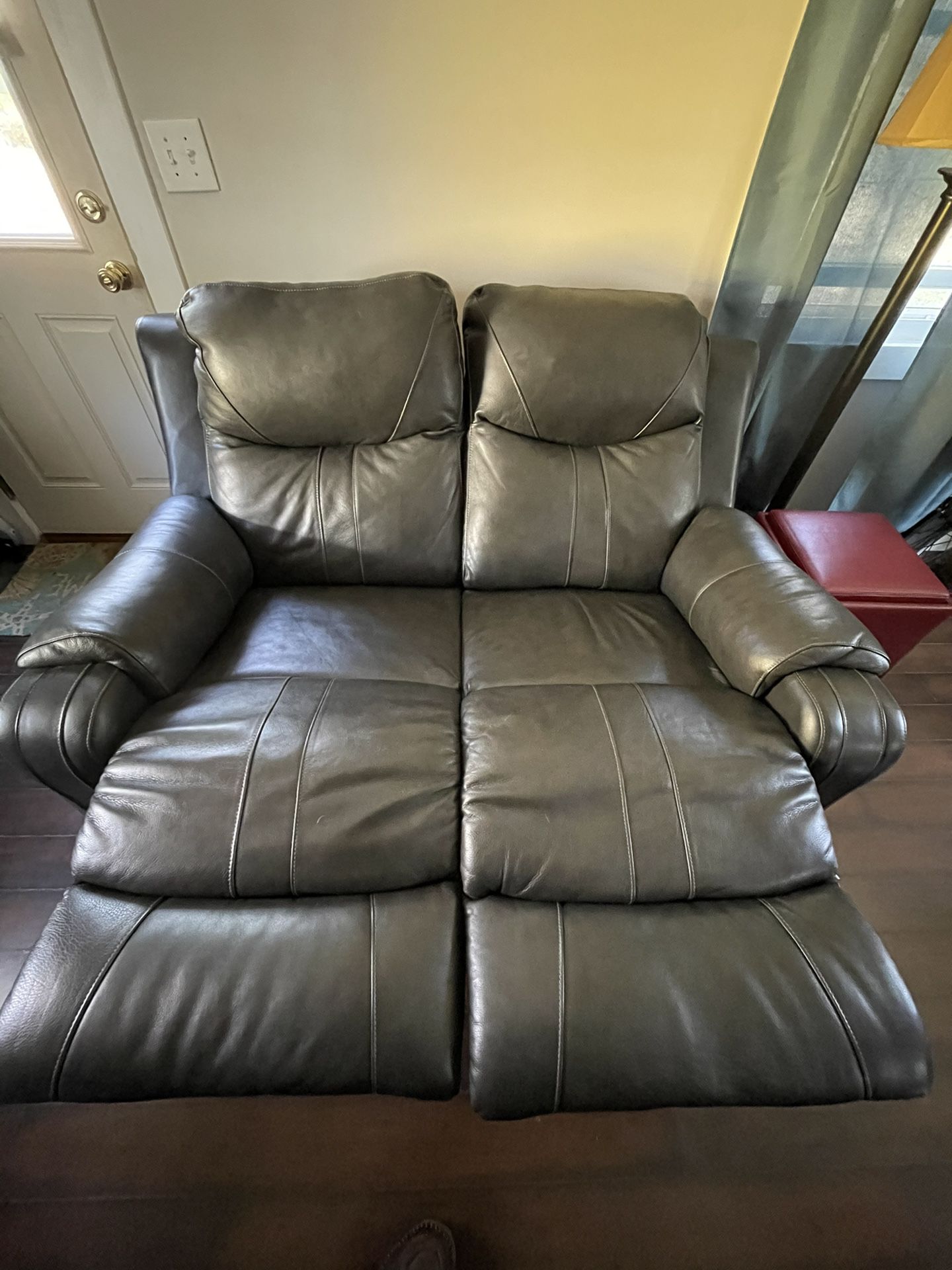 Leather Loveseat Recliner