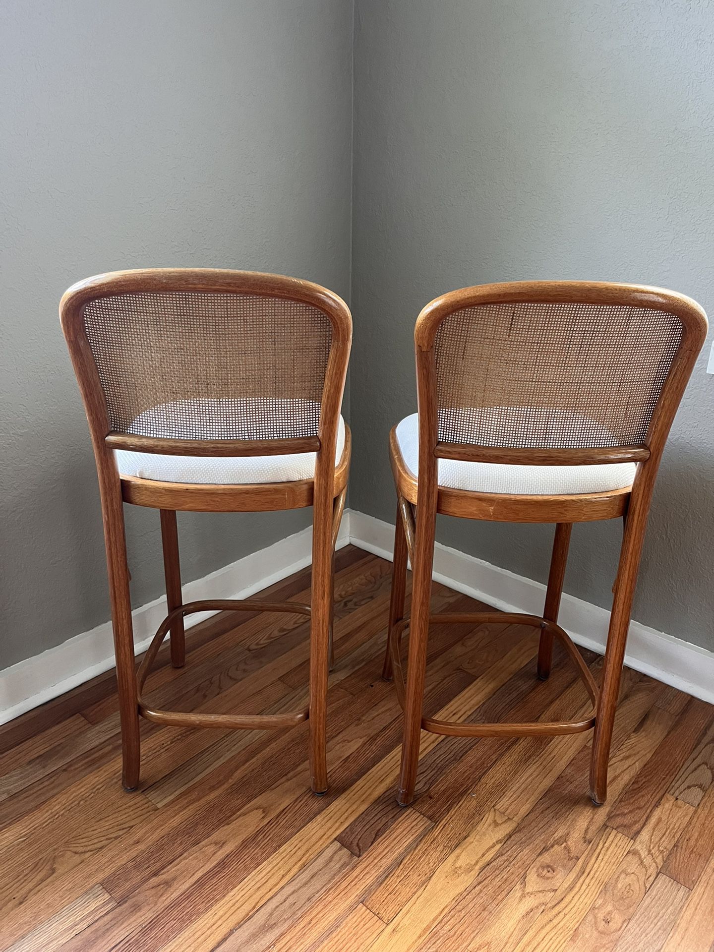 Vintage Cane Counter Stools