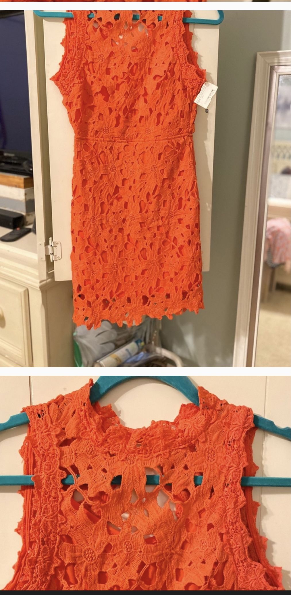 Hot Pink Lace Dress