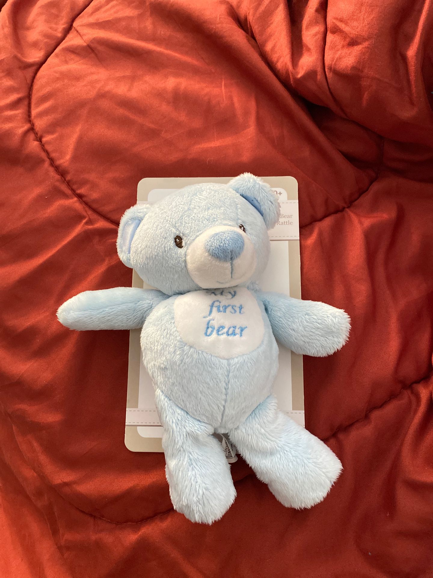 Kelly baby 10 in. My First Bear with Rattle