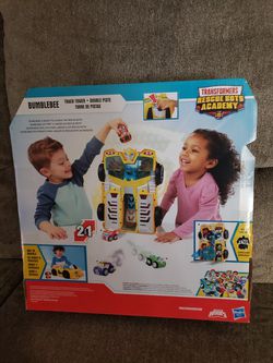 Transformers Playskool Heroes Rescue Bots Academy Bumblebee Track Tower 14" Playset, 2-in-1 Converting Robot
 Thumbnail
