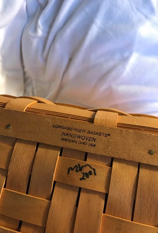 Longaberger Summertime Boardwalk Basket