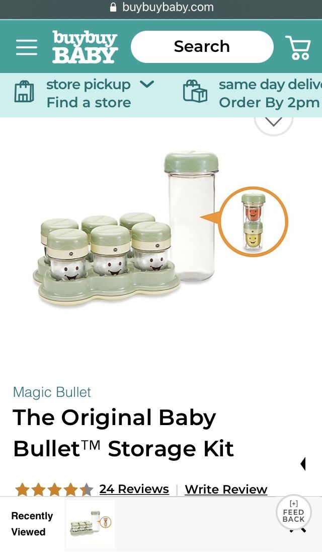 Baby Bullet Storage Set