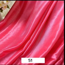 5 M Event Curtains Solid Color Ice Silk Fabric Wedding Arch Draping Fabric Voile Arbor Drapes DIY Frame Stand Panel Thumbnail