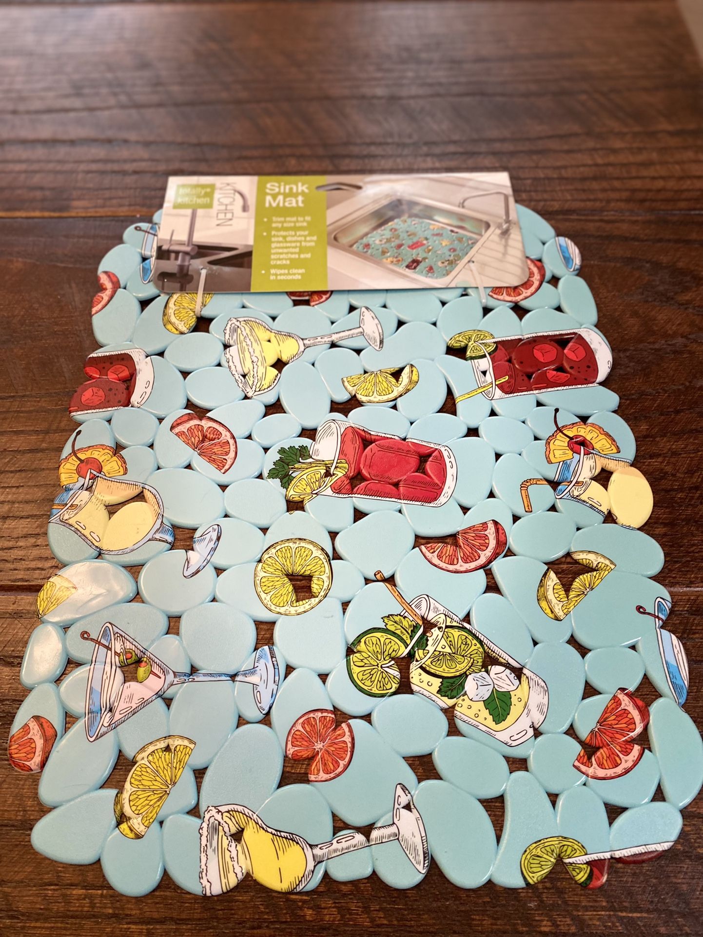 Lemonade, Cocktails, Lemons, Oranges, Grapefruit & Limes Protective Sink Mat