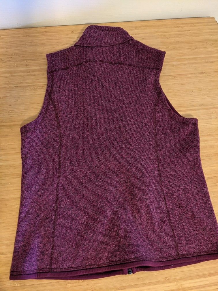 Patagonia Better Sweater Women's Vest Medium Violet Red.