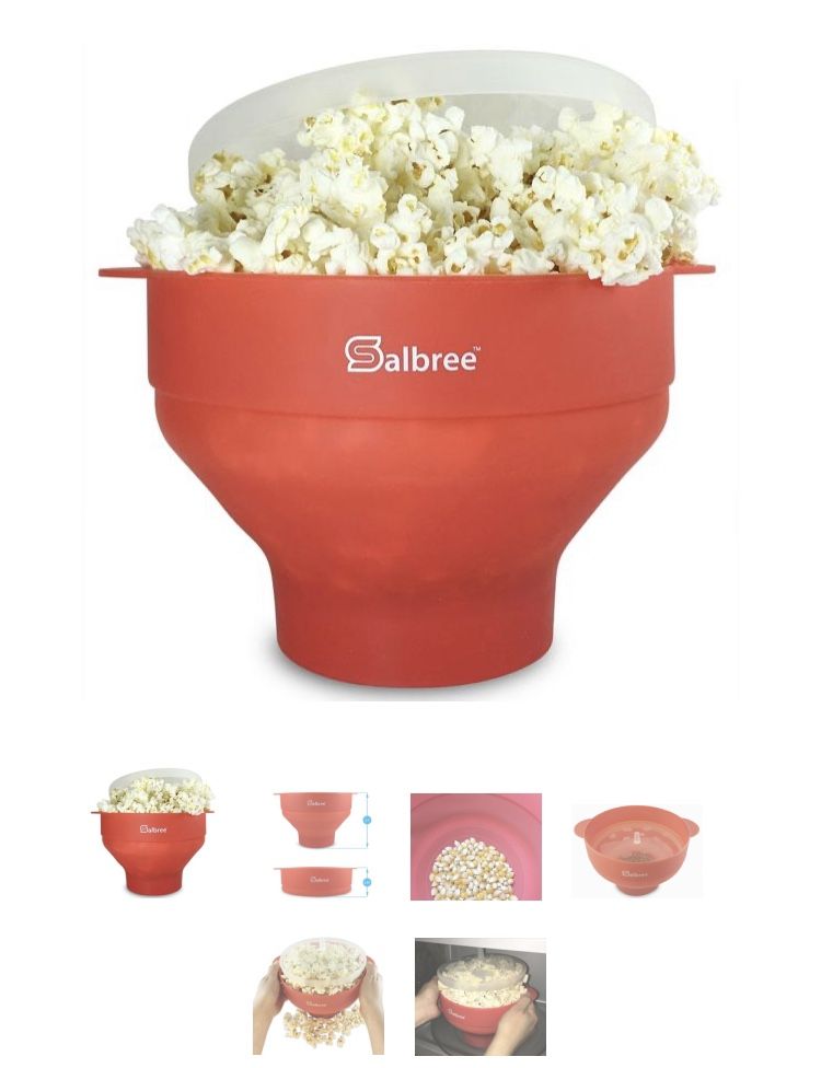 Salbree microwave popcorn popper