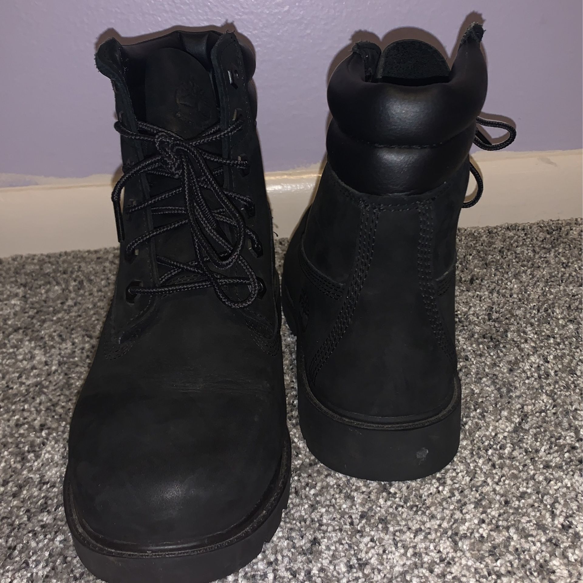 Black Timberland Boots