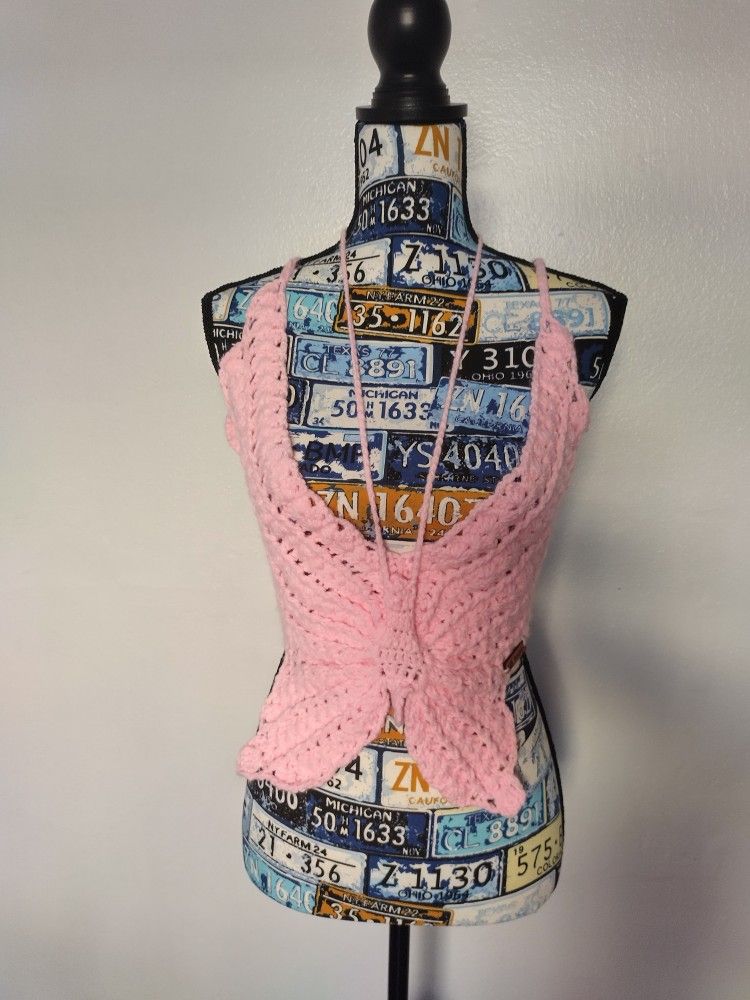 Butterfly Halter Top