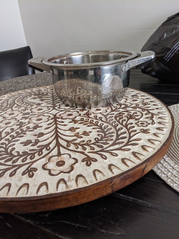 Stainless steel SWISS CROWN frying pan with lid for electric stoves and induction tops