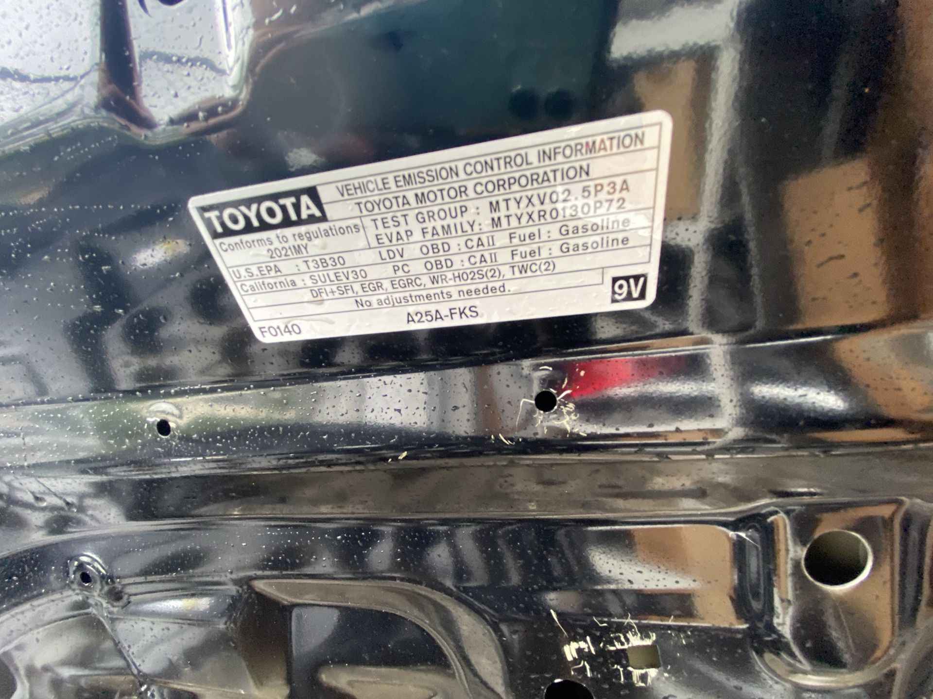 TOYOTA CAMRY HOOD BONNETT 2018-2021-ORIGINAL