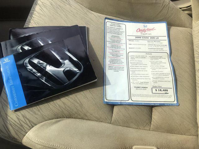 2006 Honda Civic Cpe