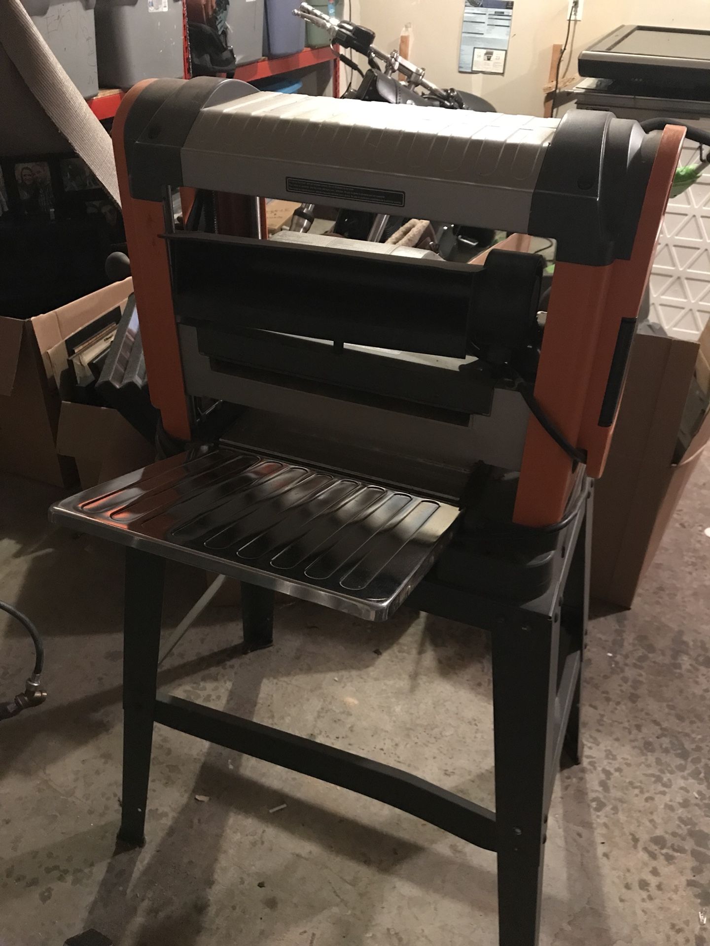 Ridgid TP13002 Planer with stand for Sale in Puyallup, WA OfferUp