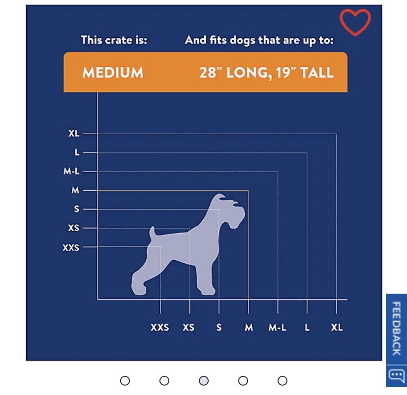 Dog Crate Medium Double Door