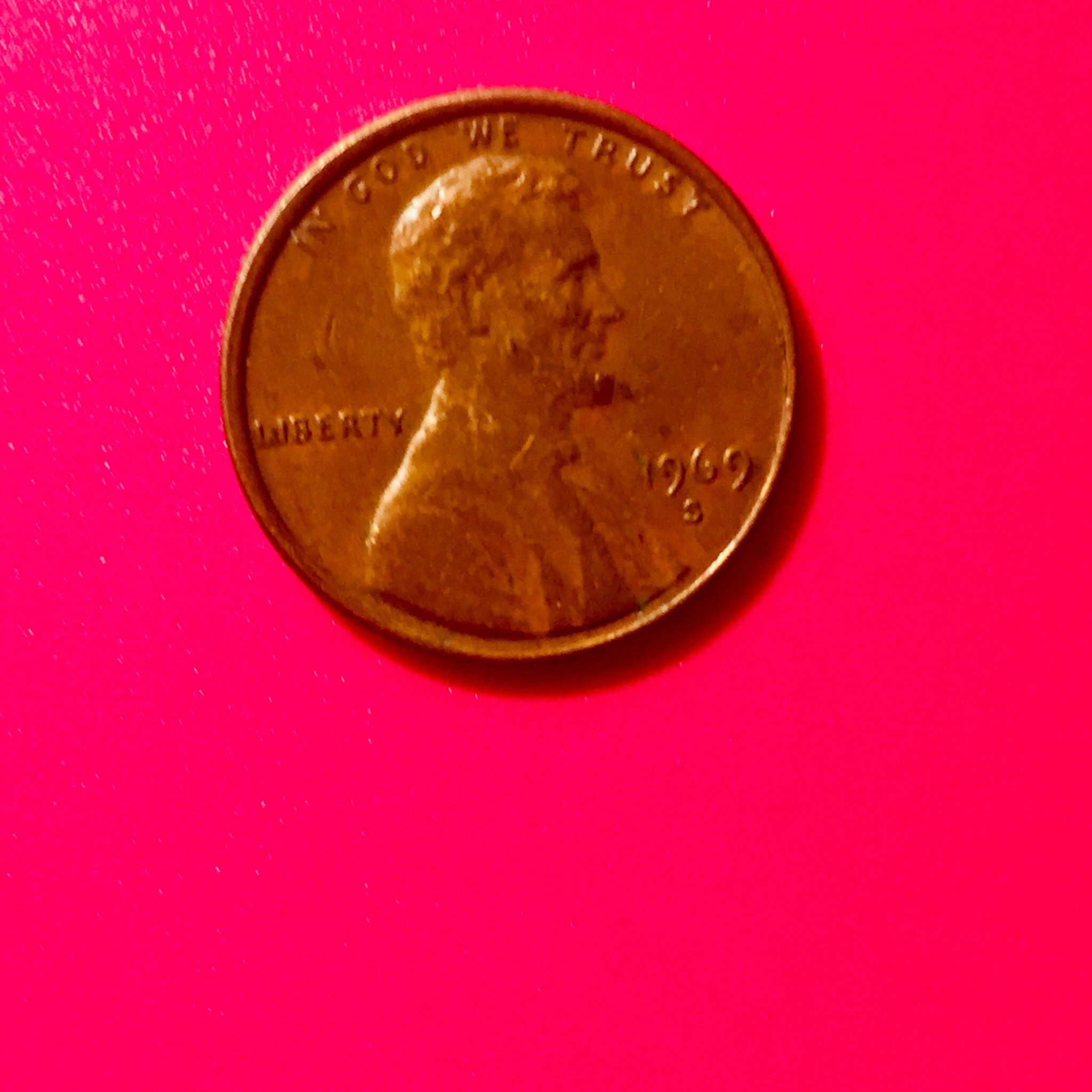 1969 S Penny Great Condition