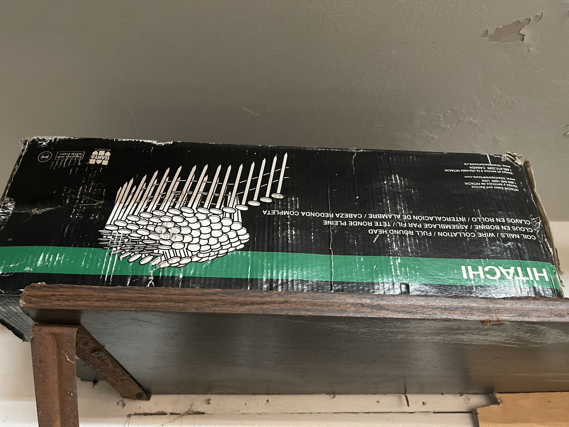 1 1/4” X .120” 15* Wire Weld Coil Roofing Nails By Hitachi